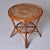 French Mid-Century Bent Rattan & Bamboo Side Table For Sale In Detroit - Image 6 of 12