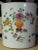 Antique 19th Century Chinese Famille Rose Porcelain Brush Pot Decorated With Flowers and Altar Fruit For Sale - Image 13 of 13
