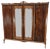 Chippendale Style Walnut and Maple Wardrobe, 1930 For Sale