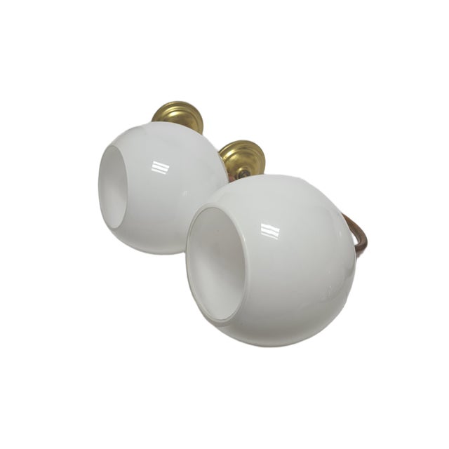 1950s Art Deco Sconces, Poland, 1950s, Set of 2 For Sale - Image 5 of 10