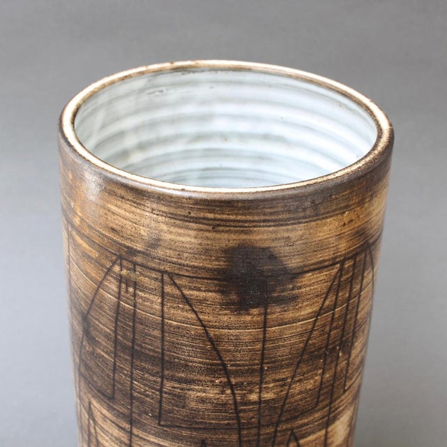 Mid-Century Ceramic Vase by Jacques Pouchain for Atelier Dieulefit, 1960s For Sale - Image 8 of 14