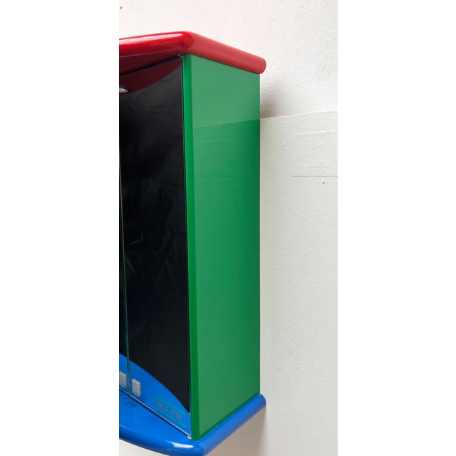 Vintage Postmodern French Bathroom Mirror Cabinet from Decotec, 1980s For Sale - Image 16 of 18