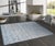 Pasargad Home Modern Blue Silk & Wool Area Rug, 8' 2'' X 10' 0'' For Sale - Image 4 of 4