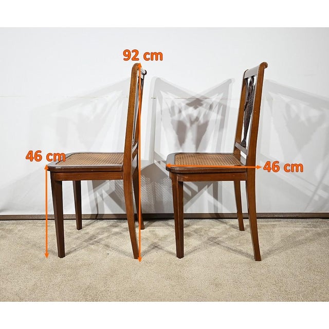 Set of Antique Mahogany Chairs For Sale - Image 15 of 18