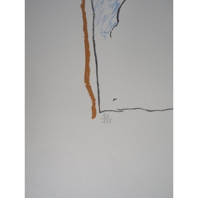 Marko Celebonovic, Jeune fille pensive, Lithograph For Sale - Image 4 of 6