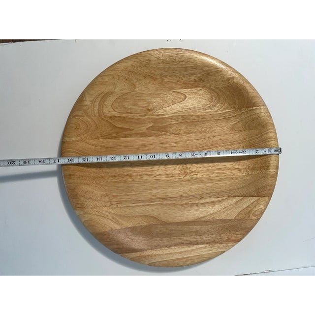 Late 20th Century Dansk Blonde Wood Tray Platter For Sale In Seattle - Image 6 of 7