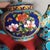 Vintage Cloisonné Enamel Tea Set – Teapot & 4 Cups, Floral Motif, Turquoise Ground For Sale In Los Angeles - Image 6 of 9