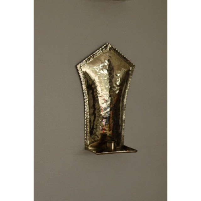 Mid-Century Modern Swedish Brass Sconces, Set of 2 For Sale - Image 6 of 18