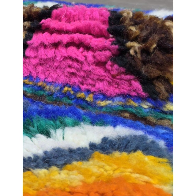 Small Contemporary Wool Rug - 5.3 X 3.4 Ft For Sale - Image 4 of 6