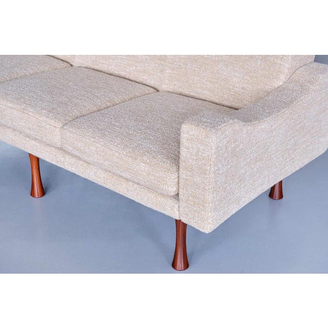 Wood Vintage Italian Three Seater Sofa by Angelo Mangiarotti, 1970s For Sale - Image 7 of 16