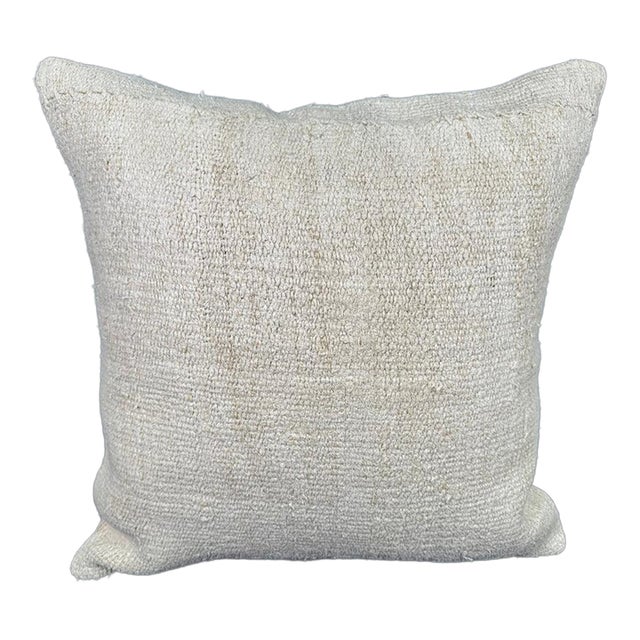 Turkish Hemp Pillow Cushion Natural Beige Cushion Cover 20x20 For Sale