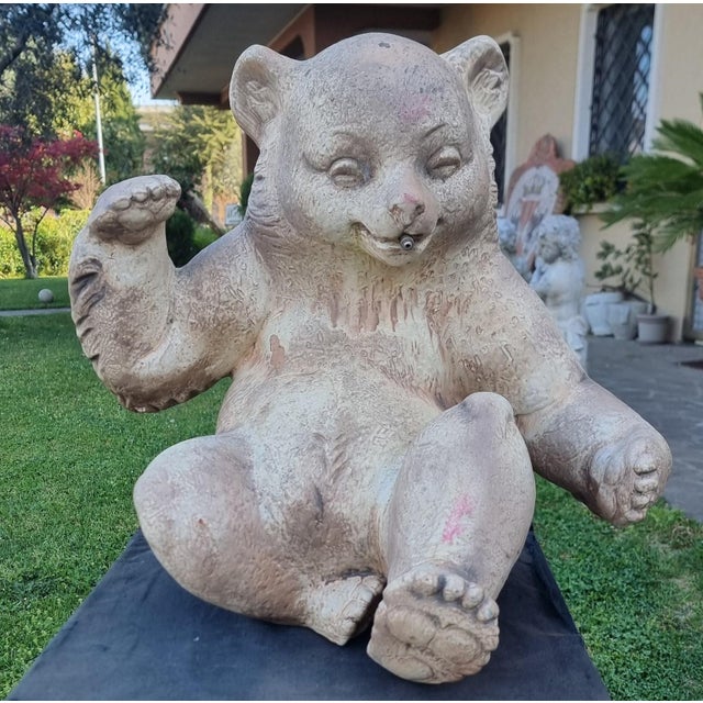 Terracotta Teddy Bear from Heissner, 1910 For Sale - Image 3 of 10