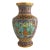 Large 17.75" VTG Chinese Cloisonne Vase, Jingfa Beijing Enamel Factory, Stunning For Sale