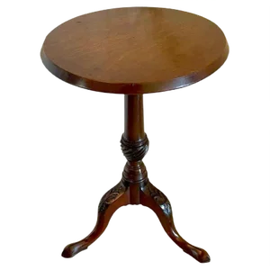 Antique George III Mahogany Wine Table/ Kettle Stand