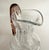 Vintage Orrefors Sweden Glass Pitcher With Pink Handle For Sale - Image 9 of 10