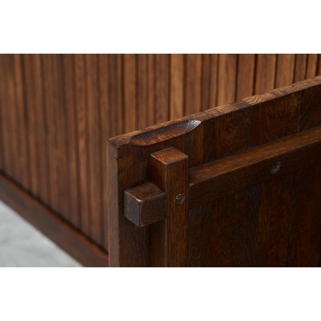 Freestanding Sideboard in Oak, Belgium, 1970 For Sale - Image 14 of 17