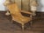 Early 20th Century Anglo-Indian Inlaid Plantation Chair with Scrolling Foliage and Extending Arms For Sale In Atlanta - Image 6 of 12