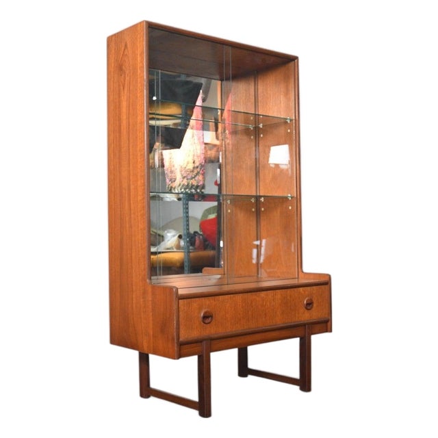 Freestanding Teak Bar Cabinet by Turnidge of London For Sale