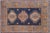 Tribal Kazak Bohemian Blue/Gray Wool Rug - 2'0''x3'0'' For Sale - Image 9 of 10