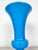 Portieux Vallerysthal Vintage Blue Opaline Glass Vase For Sale - Image 4 of 8