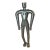 Large-Scale Industrial Galvanized Steel Robot Sculpture, Folk Art For Sale