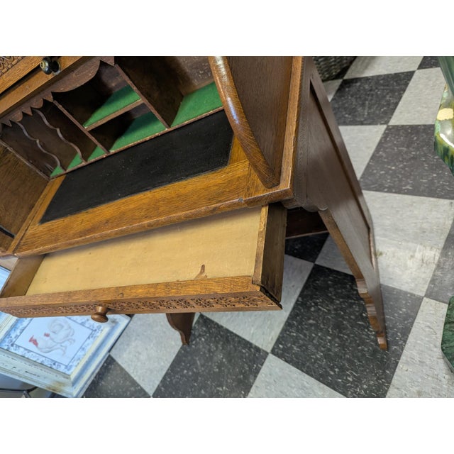 Mid 20th Century Mid 20th Century Roll Top Desk For Sale - Image 5 of 8