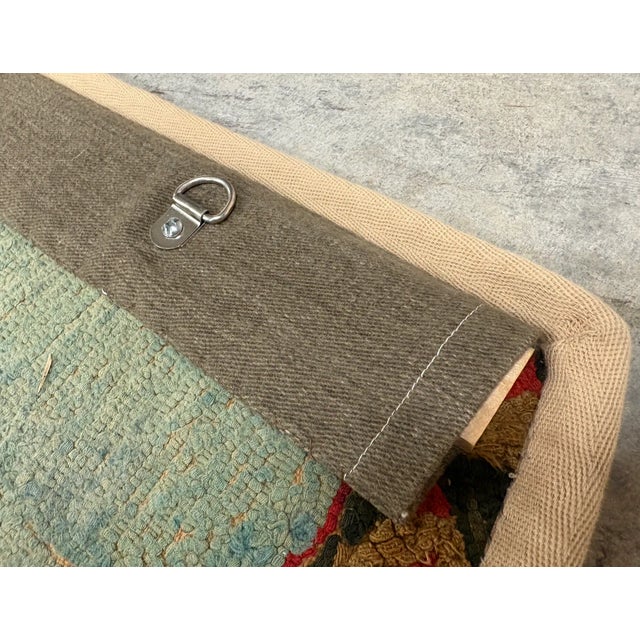 Mid 19th Century Pictorial Hooked Rug ("Cape House"), AmericanRrom the Collection of the Kennedy Family and Originally Bought at Auction For Sale - Image 9 of 9