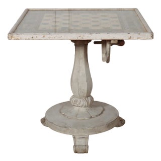 Small Painted Table Lamp, 1890s For Sale