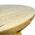 Vintage Rustic Brutalist European Round Oak Coffee Table , 1950s For Sale - Image 9 of 11