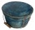 19Thc Original Blue Painted Bail Handled Pantry Box For Sale