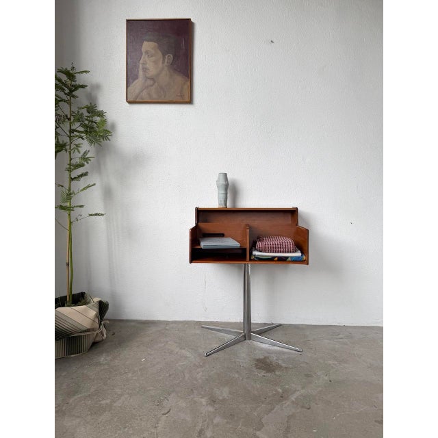 Teak Console or Small Desk from Fimsa Roma, Italy, 1970s For Sale - Image 4 of 18