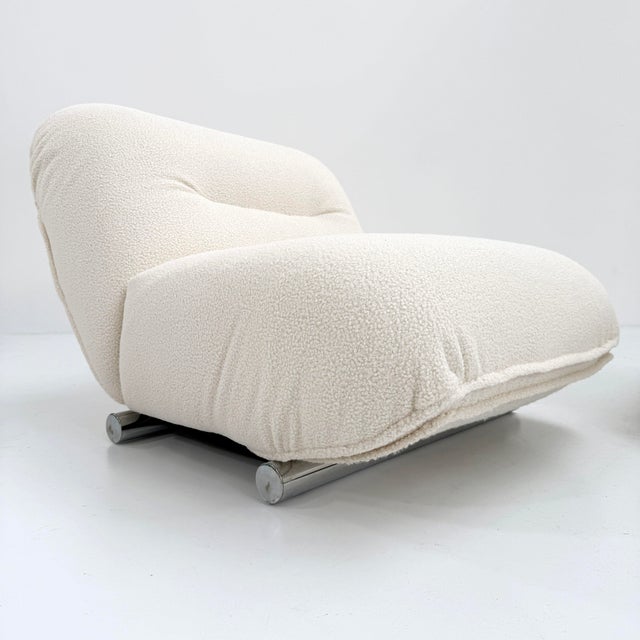 Set of Lounge Chairs by Giuseppe Munari for Poltrona Munari, 1970s For Sale - Image 11 of 16