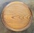 Wood Early 20th Century Japanese Turned Wood Round Tray For Sale - Image 7 of 11