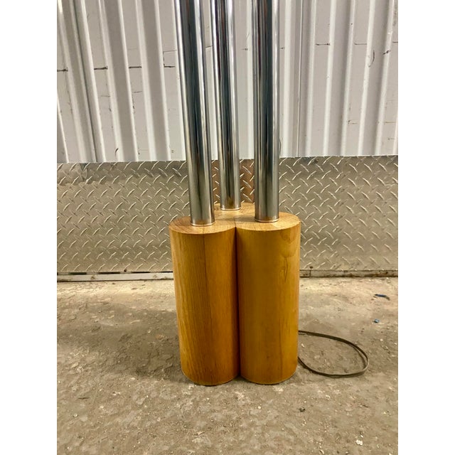 Chrome 1970s Mid Century Modern Floor Lamp . For Sale - Image 8 of 13