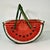 Farmhouse 1980s Vintage Boho Chic Arts & Crafts Trompe L’Oeil Watermelon Wicker Picnic Basket. For Sale - Image 3 of 18