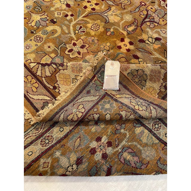 1900s Antique Indian Amritsar Rug For Sale - Image 4 of 9