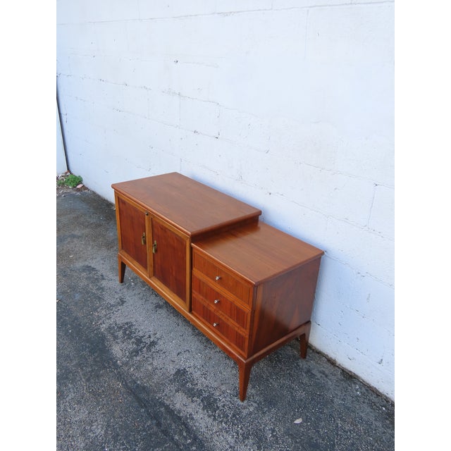 Lane Mid Century Cedar Chest Blanket Trunk With Side Drawers 6329 For Sale - Image 12 of 16