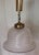 Vintage Ceiling Lamp with Frosted Glass Shade on Brass Mounting, 1970s For Sale - Image 4 of 7