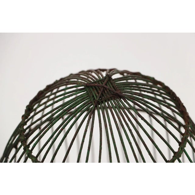 Black 19th Century Antique Portuguese Baroque Bird Cage For Sale - Image 8 of 12