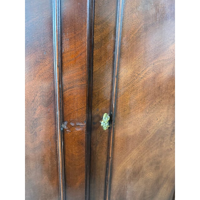 Vintage Mahogany Bookcase/China Cabinet For Sale - Image 12 of 13
