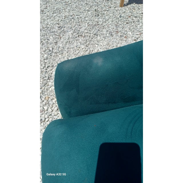 Animal Skin Vintage 1970s Set of 4 Milo Baughman for Thayer Coggin Barrel Chairs For Sale - Image 7 of 9