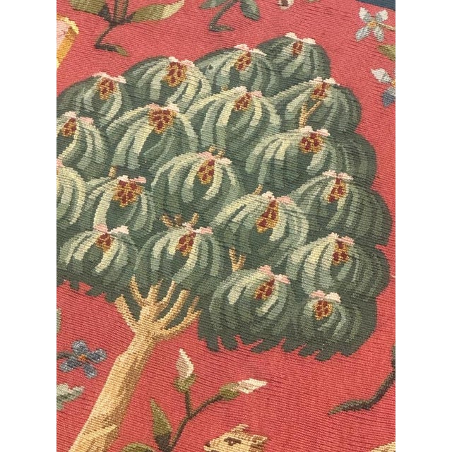Mid-Century French Handwoven Wool Aubusson Tapestry, 1940s For Sale - Image 13 of 18