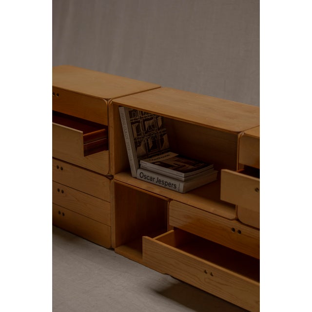 Samara Modular Sideboard attributed to Derk Jan de Vries, 1970s For Sale - Image 17 of 18