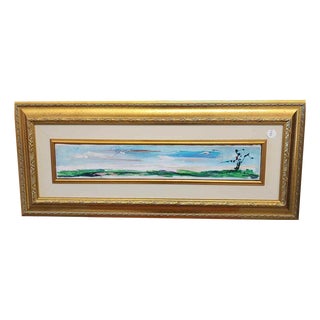 Ernesto Treccani, Oil on Canvas, Framed For Sale