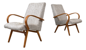 Vintage Lounge Chairs by Jaroslav Smidek, 1960s, Set of 2