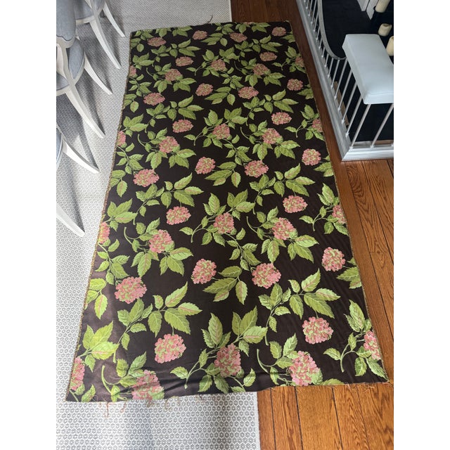 2000 - 2009 Vintage Hydrangea Trail Brown Performance Fabric by Summer Classics For Sale - Image 5 of 10