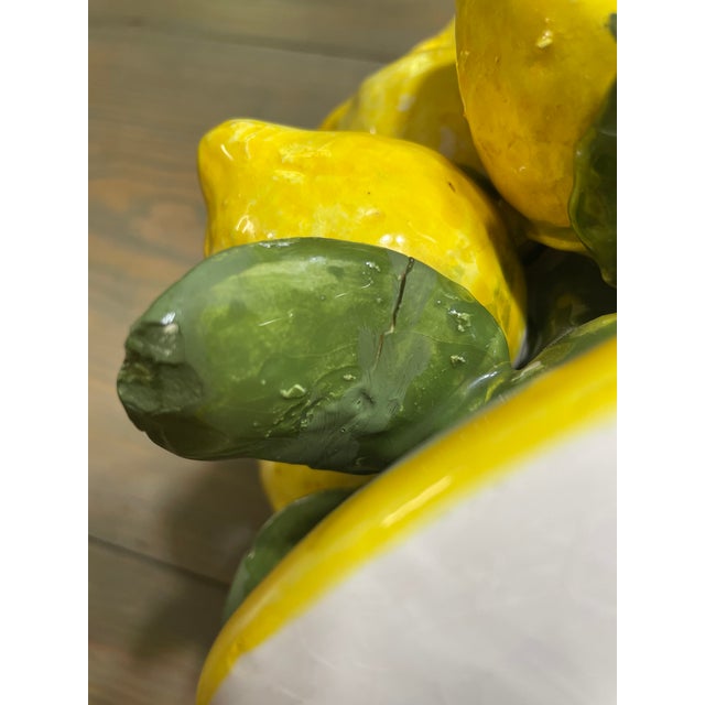 Large Vintage Italian Style Lemon Topiary Centerpiece For Sale - Image 15 of 18