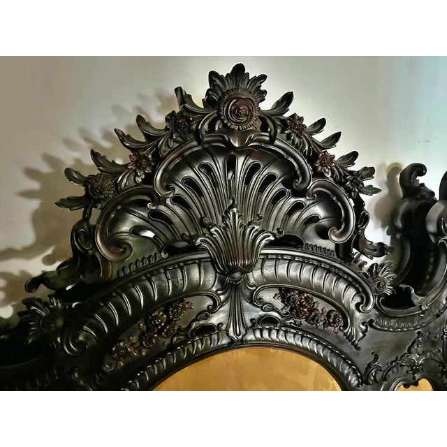 Black Set of Portuguese Style Beds, Early 19th Century For Sale - Image 8 of 10