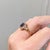 Modern 1.5ct Tanzanite Ring with Earth Mined Diamonds in Solid 14k Yellow Gold Oval 8x6 Size 6.75 For Sale - Image 3 of 8