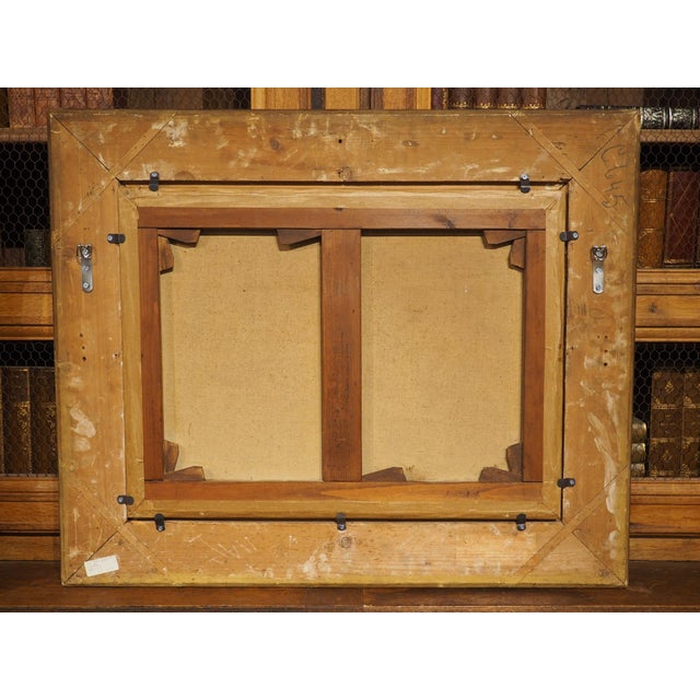 More information coming soon… Signed and dated by the artist (Jules Bertrand Gelibert, 1904), this antique French painting...